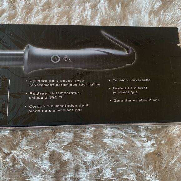 Sultra the Bombshell 1" Clipless Curling Iron Tourmaline Black NWB - Picture 12 of 12